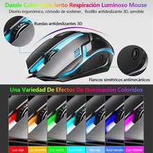 Professional Gaming Keyboard And Mouse Kit With USB Mouse Pad - View 3