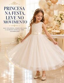 Children's Youth Long Party Dress Girl Flower Girl Bridesmaid Wedding Flower Girl Debutante Princess Miss - 3 To 16 Years - Premium Luxury - 米色 - 查看 6