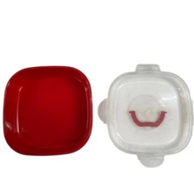 2 Topper Tupper Lunch Box Coloridos Mega Amplios Bento Comida | Colores Surtidos - Multicolor - Ver 5