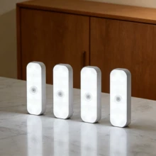 VOLACI LED 智慧感應燈，適用於夜間臥室床邊、衣櫥、走廊照明，臥室燈、衣櫃燈，極簡風格，現代照明，LED、紅外線感應，USB 供電燈，居家 - 4pcs - 查看 8