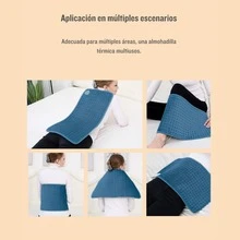 Multifunctional Heating Pad, Fast Heating, Sustained Constant Temperature, Machine Washable. - Blue - View 4