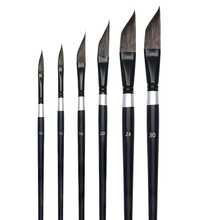 Dom Delfim 6-Piece Paint Brush Set, Ergonomic Design For Comfortable Grip, Multi-Purpose Brushes For Watercolor, Acrylic, Gouache And Oil Painting, Holiday Christmas Stocking Stuffer Gift, Suitable For Artists, Adults And Teens - H - View 1