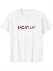 Camiseta Divertida para Amantes de los Tacos para Hombre - Impresa con el motivo Comiendo Tacos Sin Parar, con un diseño de comida mexicana y texto en español, camiseta casual de manga cor - Blanco - Ver 1