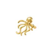 1pc Elegant Unique Creative Versatile Niche Design Small Octopus Ring Suitable For Women's Daily Wear - Gold - View 3