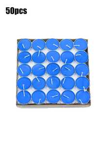 1pc/50pcs/100pcs [母親節創意蠟燭架] 50pcs/盒 2小時持續燃燒蠟燭，母親節求婚、告白、生日創意DIY心形蠟燭、蠟燭架、茶蠟、婚禮裝飾、飯店裝飾、拍照道具、浴室配件、浴室裝飾 - 彩色 - 查看 28