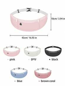 Multi Colored Sports Waist Bag, Can Hold Water Bottles, Suitable For Running, Rock Climbing, Walking, Cycling, Camping, And Fitness, - Multicolor - View 12
