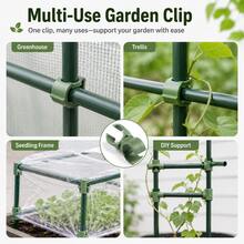 50個通用夾式連接器，適用於20mm塑膠塗層鋼管，溫室花園棚架藤蔓支撐配件 - B - 查看 1