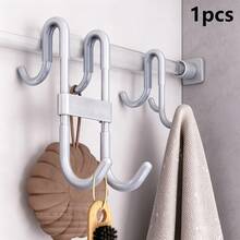 Ganchos para puerta de ducha, ganchos para colgar ropa, abrigos y toallas, ganchos multifuncionales de alta resistencia, ganchos para puerta de vidrio de ducha de baño, ganchos multifuncionales para parte trasera de puerta, ganchos dobles no adhesivos, ganchos para puerta de vidrio de baño y cocina, ganchos dobles para colgar en la parte trasera - Multicolor - Ver 10