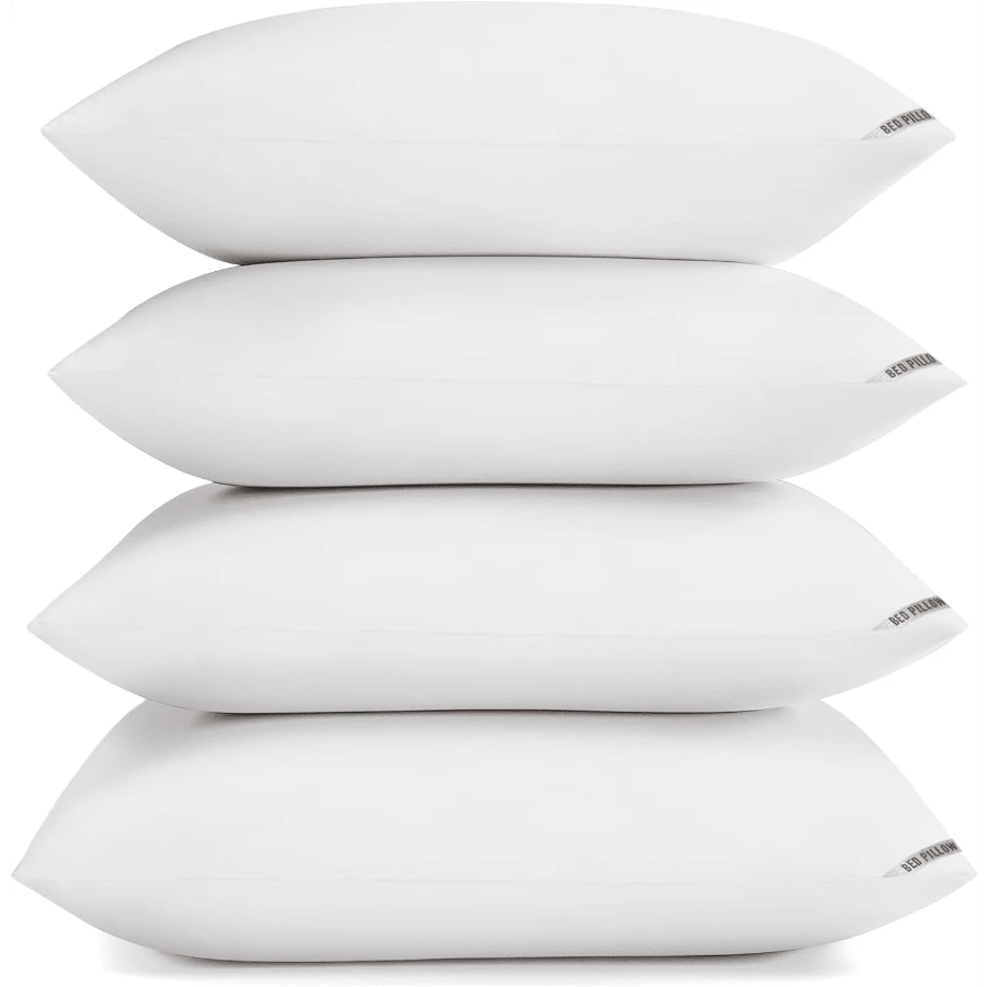 Ultra Plush Polyester Square Throw Pillow Insert, Hypoallergenic High Resilience Washable Cushion Core, Soft Polyester Filled Pillow Insert For Sofa Bedroom Dorm Home Decor & Back Support - White (white) 2pcs - View 1
