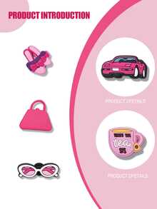 16pcs Pink Sweet Letter Decor Accessories, Home Party Decoration Multi-Purpose Accessories And Gifts - Pink - View 11
