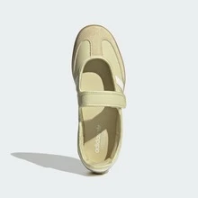Adidas SAMBA JANE SHOES Women's • Originals Dual Yellow / Off White / Gum KK2475 | Retro Heritage Style, Timeless Silhouette - 米黃色 - 查看 3