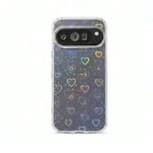 Gradient Laser Heart Pattern Pixel 9 9Pro XL 9A 10 10ProXL 10Pro 10A 11/11Pro 11Pro XL Phone Case Glitter Shockproof Protective Cover - Laser Heart - View 25