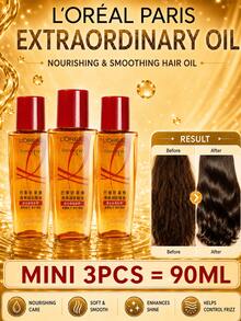 L’Oreal Paris L'Oreal Paris Extraordinary 護髮油 30ml 3瓶，滋養柔順、修復受損髮質、恢復秀髮光澤與柔軟，適合所有髮質 - 奇煥發髮精油30ml - 查看 4