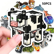 50/100入 像素風動物貼紙 防水乙烯基貼紙 筆電貼紙 遊戲玩家禮物 DIY手工裝飾 個人物品 派對小禮 剪貼簿 日記本 復古遊戲主題美學貼紙組 收藏家與愛好者適用 - 1 Set - 查看 7