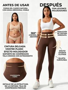Women Leggings - Brown 27CK - View 2