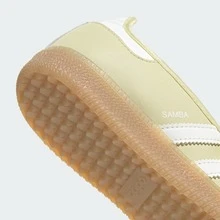 Adidas SAMBA JANE SHOES Women's • Originals Dual Yellow / Off White / Gum KK2475 | Retro Heritage Style, Timeless Silhouette - 米黃色 - 查看 6