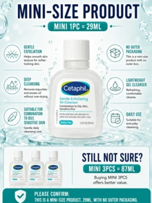 Cetaphil 水楊酸溫和潔面凝膠 236ml 正裝/29ml 試用裝，溫和去角質與清潔，減少瑕疵，平衡油脂分泌，適合油性與敏感肌膚 - 絲塔芙水楊酸嫩膚溫和潔面啫咖哩 - 查看 6