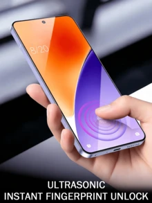 4 piezas Protector de pantalla de vidrio templado para Xiaomi, HD totalmente transparente, sin bordes ultra delgado, a prueba de explosiones, anti astillamiento, anti huellas dactilares, anti aceite, anti estática, tacto sensible, ajuste preciso, instalación fácil, película protectora con empaque duro engrosado de 1.5CM - transparente - Ver 5
