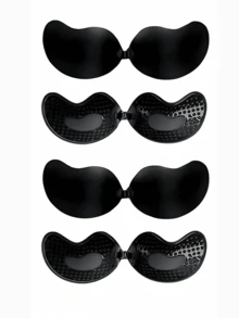 Plus Size Women's Strapless Front Closure Adhesive Bra Push Up Invisible Sticky Bra For Backless Dress - Multicolor - View 12