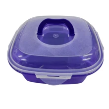 2 Topper Tupper Lunch Box Coloridos Mega Amplios Bento Comida | Colores Surtidos - Multicolor - Ver 2
