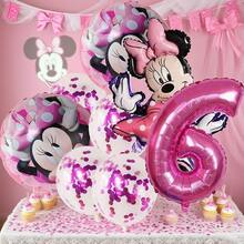 Party Balloon Set, Pink Star And Cartoon Foil Balloons With Sequin Balloons, For Milestone Birthday Decoration - As Shown In the Figure - View 3