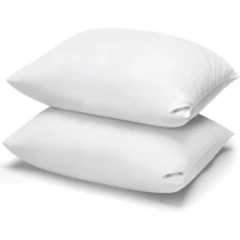 Ultra Plush Polyester Square Throw Pillow Insert, Hypoallergenic High Resilience Washable Cushion Core, Soft Polyester Filled Pillow Insert For Sofa Bedroom Dorm Home Decor & Back Support - White (white) 2pcs - View 9