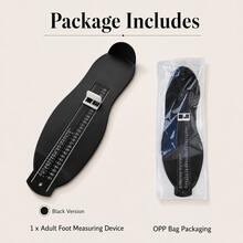 1pc Multi-Color Shoe Size Measuring Ruler, Suitable For Men, Women, Adults And Children, Provides Accurate Measurement, Easily Measure Foot Length At Home - One Size Fits All - View 8