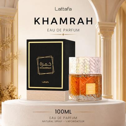 Lattafa Khamrah Perfume 100ML Unisex Fragrance Sweet Spicy Vanilla Amber Long Lasting Eau De Parfum