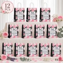 Reusable Floral Gift Bags With Bible Verses, Christian Baptism Paper Gift Bags Suitable For Women, Wedding, Birthday Gift Packaging - Color Mixing - View 19