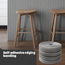 1 Roll 6.3 Inch X 110.24 Inch Self-Adhesive 3D Wall Panel, Peel And Stick, Easy To Install, 11mm Thick, Self-Adhesive Baseboard, Wall Panel, Suitable For Interior Wall Covering In Any Indoor Space, Modern Wallpaper - A - View 11
