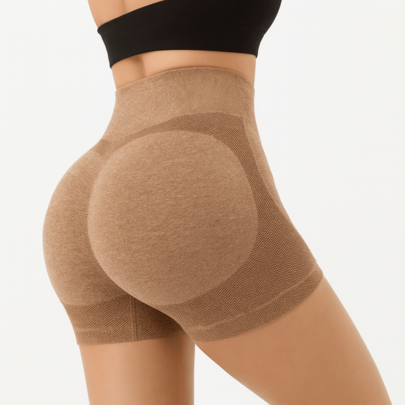 Shorts Feminino de Academia, Esportivo, Fitness, Confortável, Cintura Alta, Modeladora, Empina o Glúteo