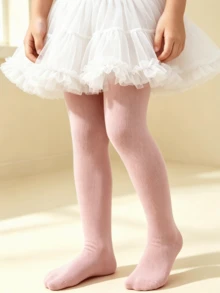 5 paia di collant tinta unita macaron per ragazze, collant base versatili per gonne tutù da principessa, primavera e autunno - Multicolore - Visualizzare 10