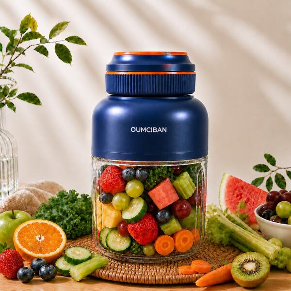 Licuadora portátil de 1,3 litros (44 oz), licuadora personal para batidos con 38 cuchillas de acero inoxidable, vaso mezclador recargable por USB para batidos de proteínas, zumos frescos, batidos de frutas y trituración de hielo, licuadora de viaje de gran capacidad.