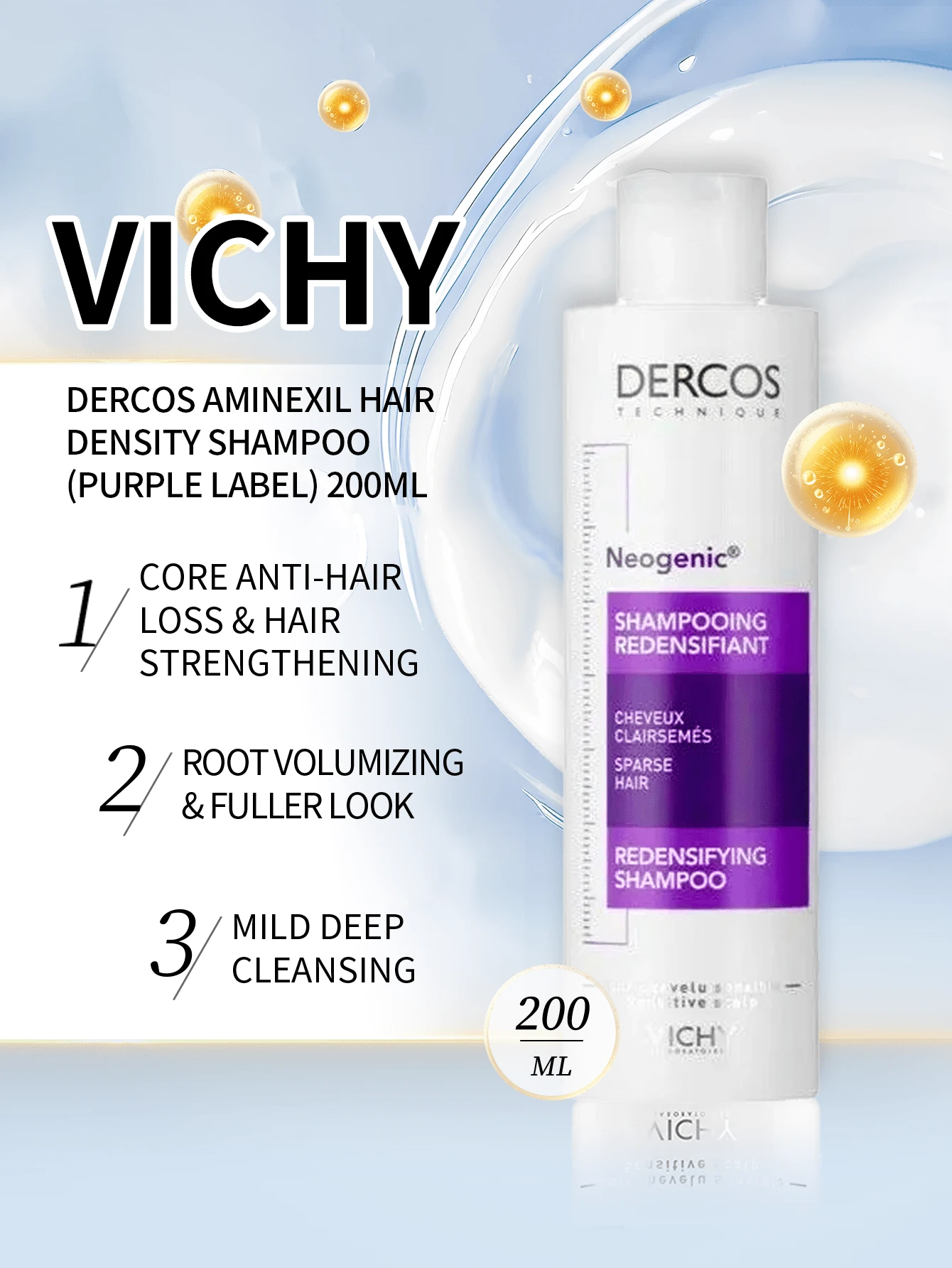 Champú Vichy, Serie completa, 200ml - Champú Purple Label 200 ml - Ver 1