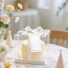 20PCS / Gold Foil Edge Blank Paper Gift Tags With Gold String, DIY Handwritten Labels For Wedding Birthday Gift Packaging Cake Packaging Labels, Gift Handwritten Message Cards Birthday Party Gift Box Hanging Tags - View 9