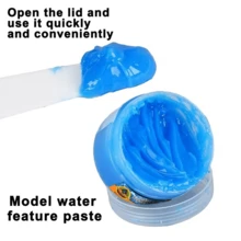 150ml Realistic Water Effect Gel - Heavy Duty Plastic Hydrogel, Suitable For Scene Models, Miniature Models, Scale Models - Suitable For Rivers, Oceans, Lakes, Static Scenes - Suitable For Wargaming, Dollhouses, Aquarium Models - 150ml - View 2
