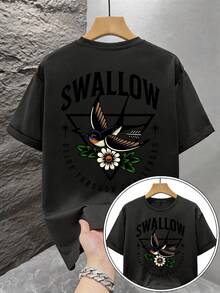 Men T-Shirts - 黑色 - 查看 4