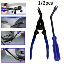 1/2件組 燈具鉗、冷膠、大燈拆卸工具、橡膠扣驅動器、塑膠鉚釘拆卸鉗、汽車扣鉗、驅動器 - 藍色 - 查看 11