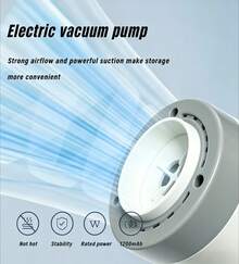 RAF 2-In-1 Vacuum Pump With Vacuum And Inflation Functions, Portable Design, Suitable For Pool Floats, Air Mattresses, Mattresses, Swim Rings, Air Cushions And Toys, Also Suitable For Vacuum Storage Bags And Clothing Organization, Ideal For Home And Outdoor Camping Use - Grey - View 8