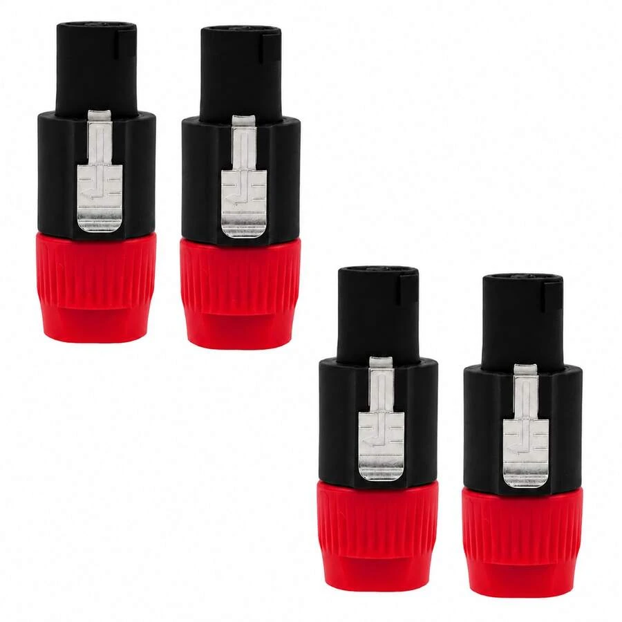 5 CORE 5Core Speakon Adapter High Quality Audio Jack Male Audio Pin Speaker Adapter Connector - 紅色 - 查看 1