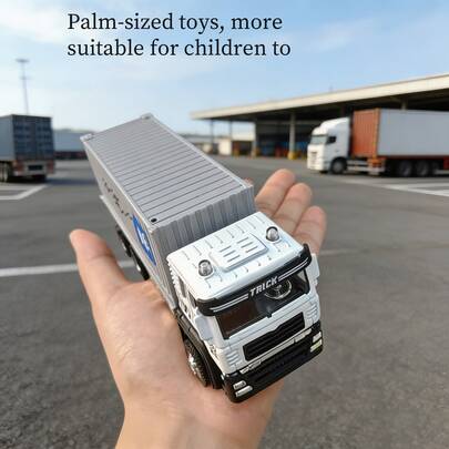 1pc Alloy City Service Vehicle: Inertia Gliding, Multiple Joints Controllable, Various Models; Simulated Scenarios; Fulfills Children's City Dreams; Top Gift Choice