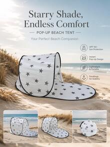 Instant Pop-Up Beach Tent - UV Protection Sunshade, Lightweight Canopy, 30-Second Quick Setup, Essential For Beach, Family, Music Festival, Camping, Backyard, Sports Events And Emergency Sun Protection - Camping Gear And Essentials - Multicolor - View 13
