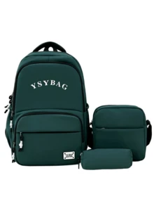 Back To School & Graduation Season Gift, Large Capacity Multi-Functional Comfortable Lightweight Travel & Commute Bag Set, Suitable For Various Occasions - Multicolor - View 15