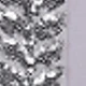 White Sequined Leaf Pattern