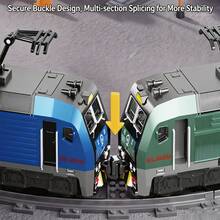 1pc Realistic Electric Bow-Shaped Train Model: Liftable Electric Bow, Openable Doors, Inertial Gliding, Multiple Colors Available; Collectible/Children's Toy Gift; Recreate Authentic Train Experience! - Multicolor - View 1