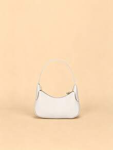 1pc Cute & Stylish Mini Handbag For Girls, Suitable For Daily Outings And Matching Clothes - White - View 4
