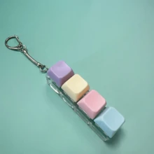 鍵盤壓力緩解玩具 鍵盤按鍵式鑰匙圈 壓力緩解按鈕玩具 成人壓力緩解禮物 節日必備 專注放鬆拉鍊鑰匙圈 車飾 包包裝飾 派對小禮 節日禮物 萬聖節禮物 - 多色 - 查看 10