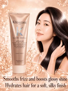 Kérastase Kerastase 玫瑰奢華滋養光澤精華乳霜 250ml 正裝 + 75ml 試用裝，長效柔順亮澤、深層保濕、抗毛躁、易沖洗 - 卡詩釉光玫瑰精華露 - 查看 3