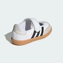 Adidas Kids Unisex • Originals SAMBA JANE SHOES Cloud White / Core Black / Gum LA3703 - 白色 - 查看 8