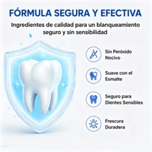 Teeth Kit, Home Use Wireless Teeth Kit with LED Blue Lights Accelerator, Natural Stain Removal Include 1 Teeth Gel Pens Complimentary Color Card - Ver 5